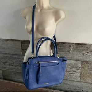 Blanche blue shoulder hand bag purse